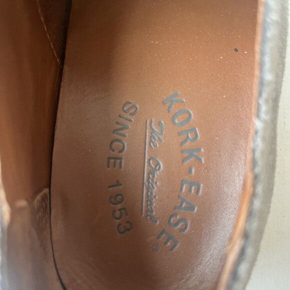 Kork-Ease Beryl Grey Suede Slip-On Shoes – Size 7.5 – Comfort Footbed - Picture 5 of 7